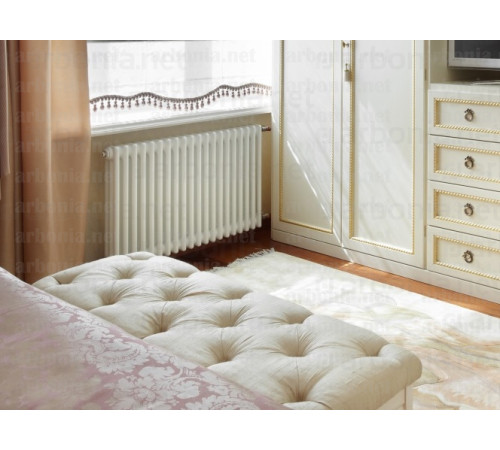Трубчатый радиатор Arbonia 3057 10 секций боковое подключение 3057/10 N12 3/4 RAL 9016