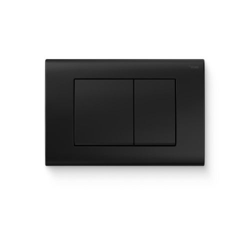 Кнопка смыва REHAU Nova Quad 001 пластик черный матовый 13170541001