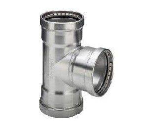 Тройник из нержавеющей стали Viega Sanpress Inox XL 64.0x42.0x64.0 мм 578046