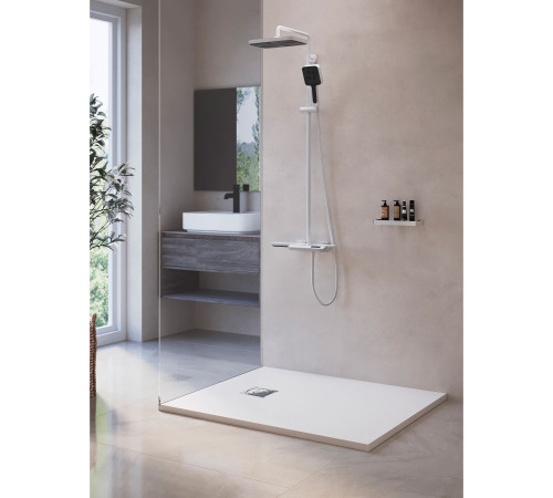 Душевой поддон прямоугольный RGW Stone Tray ST-W 800x1500 мм белый 16152815-01