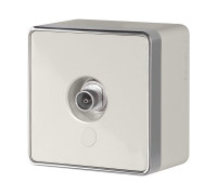 W5083003/ ТВ-розетка оконечная Gallant (слоновая кость) W5083003