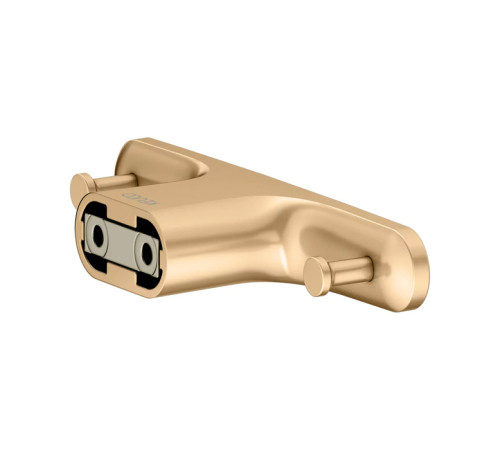 Крючок для полотенец Keuco Edition 400 двойной подвесной brushed brass 11515250000
