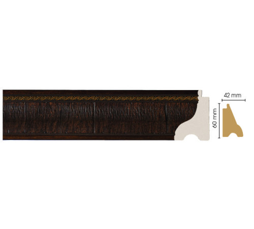 Багет интерьерный DECOMASTER 175-1 60x42x2900 мм 175-1