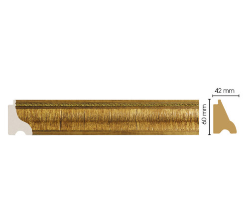 Багет интерьерный DECOMASTER 175-4 60x42x2900 мм 175-4