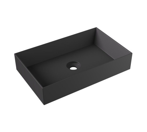 Раковина накладная Alice SPY Rectangular 60x38 см черный матовый 34250108