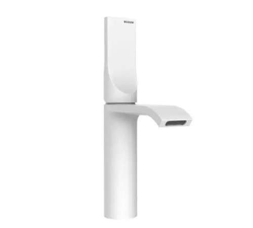 Смеситель для раковины Bossini Apice 249 мм с донным клапаном белый матовый E89603.045