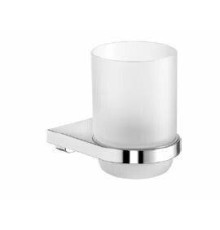 Стакан с держателем Keuco Industrie 14 74х106х108 мм хром 41450 019000
