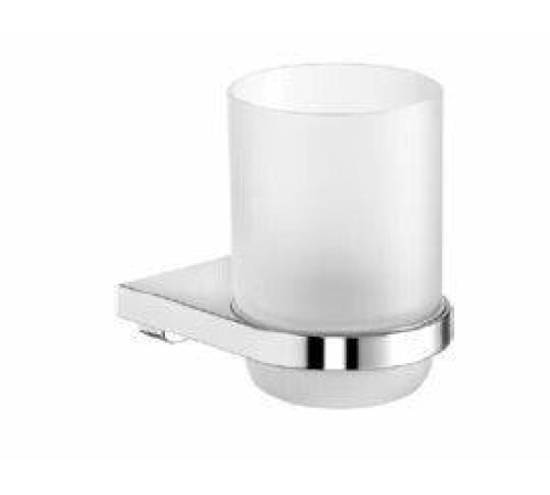 Стакан с держателем Keuco Industrie 14 74х106х108 мм хром 41450 019000
