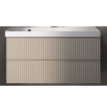 Тумба под раковину AquaMoon подвесная 100 см бежевая AQM900110BG