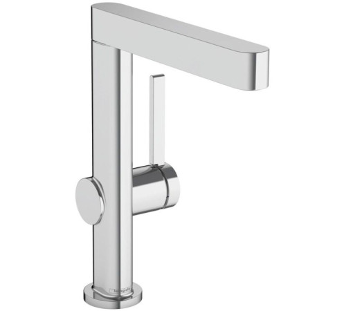 Смеситель для раковины hansgrohe Finoris 230 однорычажный с поворотным изливом и клапаном Push-Open хром 76060000
