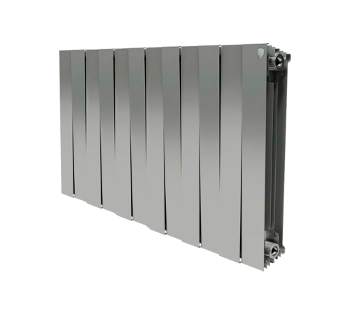 Радиатор биметаллический Royal Thermo PianoForte 500 Silver Satin 12 секций RTPFSS50012