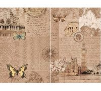 Панно Дельта Керамика Voyage P2-1D179 40х30 см (из 2 плит) P2-1D179