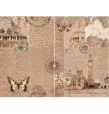 Панно Дельта Керамика Voyage P2-1D179 40х30 см (из 2 плит) P2-1D179