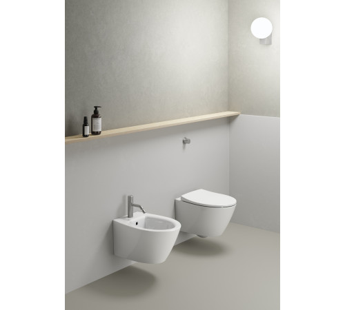 Биде подвесное GSI Modo 520 х 370 мм белый глянцевый с креплением 9864FR5111