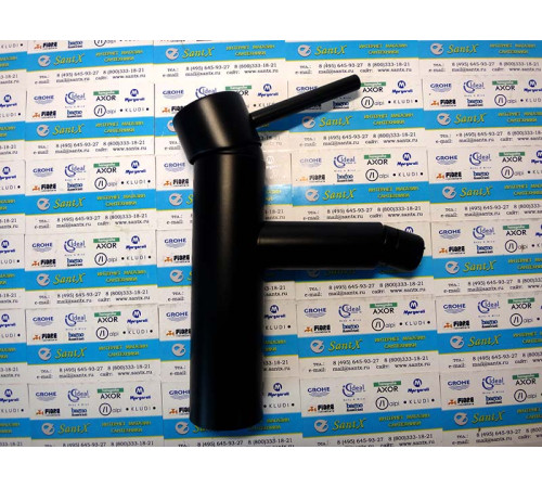 Смеситель для биде Fiore XENON с донным клапаном черный 44BL5371