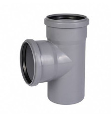 Тройник Ostendorf HT HTEA 87° 110/50 мм RAL 7037 115420