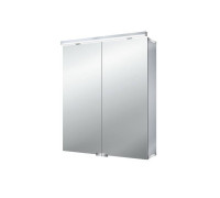 Зеркальный шкаф emco Pure 600x700 мм LED 2 двери розетка 9797 050 81