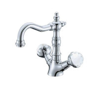 Смеситель для раковины Boheme Brillante Presente высокий хром 352