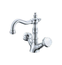 Смеситель для раковины Boheme Brillante Presente высокий хром 352