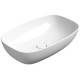 Раковина-чаша GSI NUBES 600х380 мм без отверстия под смеситель белая глянцевая 978311