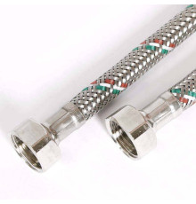 Гибкая подводка для воды Uni-Fitt DN 8 1/2 ВВ 180 см нержавеющая сталь 500S2018