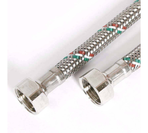 Гибкая подводка для воды Uni-Fitt DN 8 1/2 ВВ 180 см нержавеющая сталь 500S2018