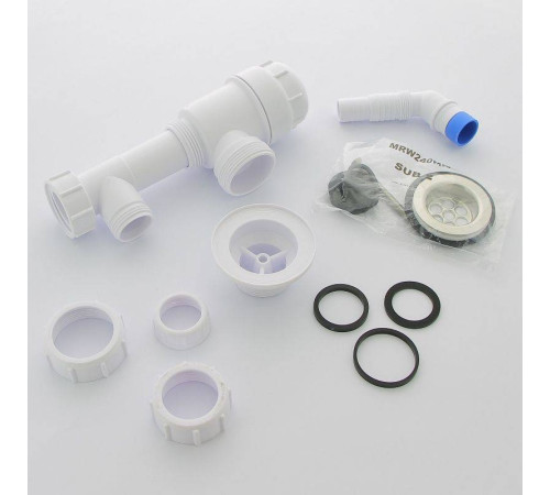 Сифон McAlpine бутылочный 1 1/4 x 32 мм с выпуском 60 мм и адаптером MRW240WM