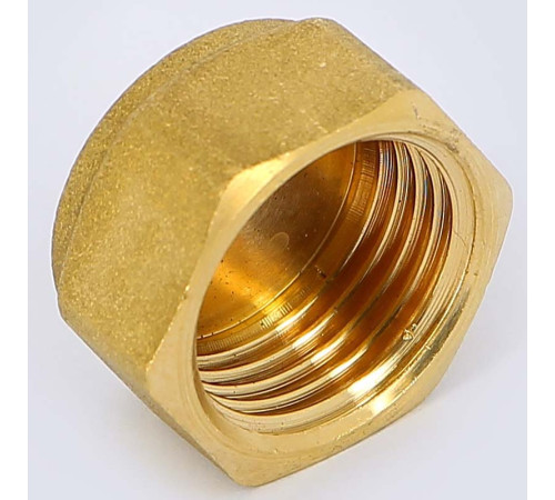 Заглушка латунная с внутренней резьбой Tiemme 1/2 1500058