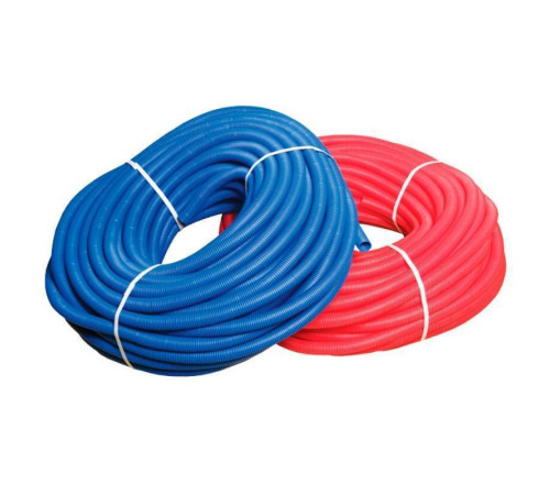 Труба гофрированная Uni-Fitt синяя 35 мм для труб 26 мм бухта 50 м 583B3505