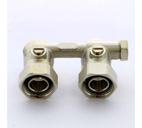 Узел радиаторный угловой с байпасом TIEMME 3/4х3/4х18 3390011