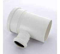 Тройник канализационный Sinikon Comfort 110x50 мм 87° 510035.K