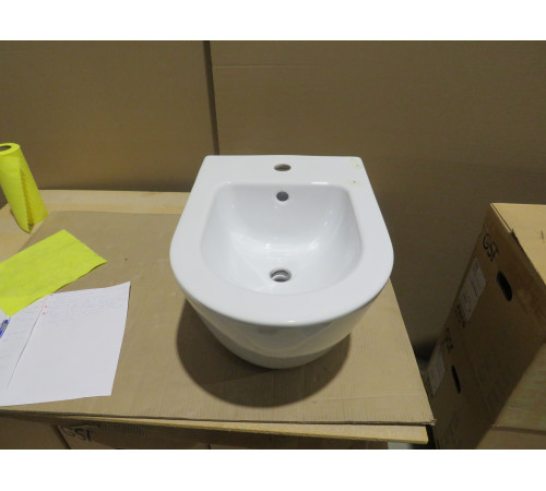 Биде подвесное GSI Pura 500x360 мм с отверстием под смеситель и переливом 8864111