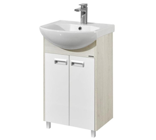 Тумба-умывальник с раковиной Aquaton Бекка 50 / Смайл 50 1A2108K1BAC20