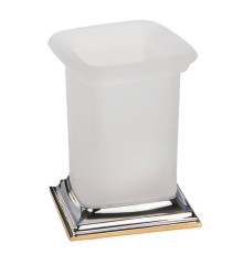 Стакан настольный Colombo Design Portofino хром/золото B3241.CR2-VAN