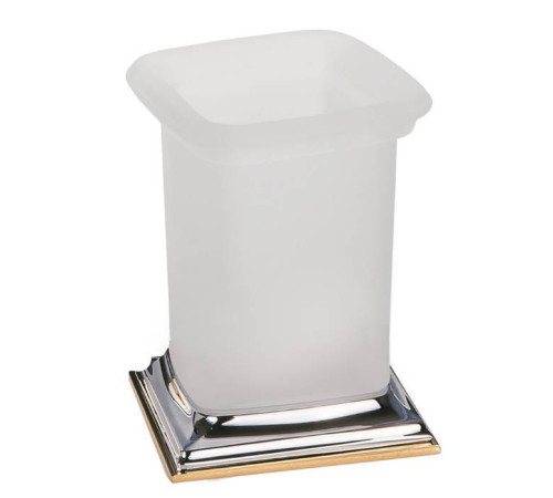 Стакан настольный Colombo Design Portofino хром/золото B3241.CR2-VAN