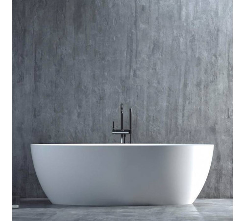 Ванна отдельностоящая Salini Alda 160х80х57.5 см S-Stone с сифоном и сливом-переливом 101923M