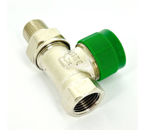 Вентиль термостатический Element прямой HB 1/2 никелированный 212022