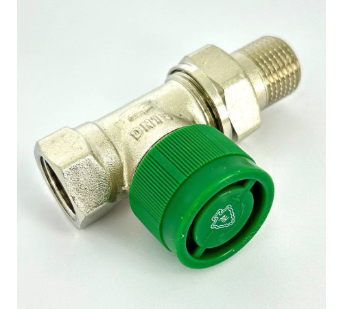 Вентиль термостатический Element прямой HB 1/2 никелированный 212022