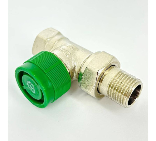 Вентиль термостатический Element прямой HB 1/2 никелированный 212022