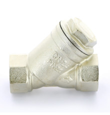 Фильтр прямой STOUT 1 ВВ 500 мкм никелированный SFA-0001-002500