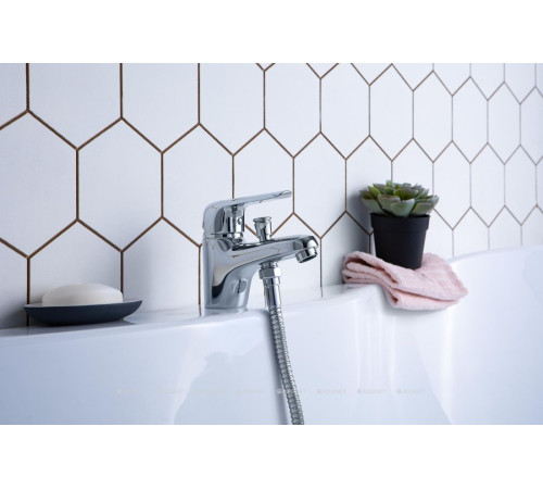 Смеситель на борт ванны Aquanet Pragmatic хром AF430-61С