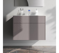 Тумба под раковину подвесная AM.PM Inspire V2.0 80 см 3 ящика серый матовый M50AFHX0803EGM