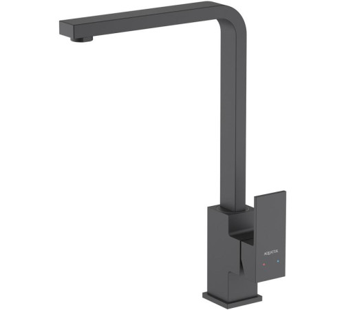 Смеситель для кухни Aquanet ЛИБРА матовый черный AQ1680MB