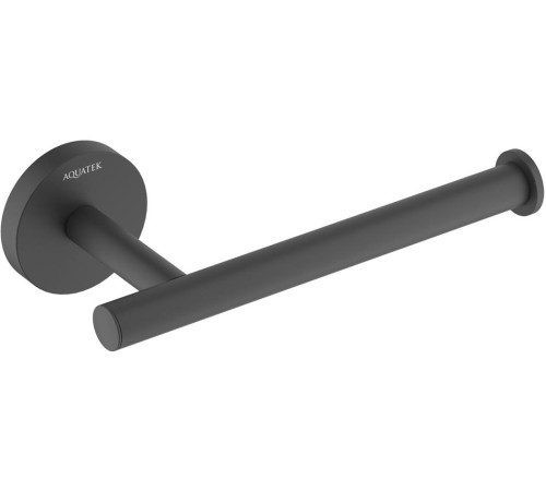 Бумагодержатель Aquanet Оберон матовый черный AQ4208MB