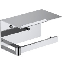 Бумагодержатель с полкой Aquanet Libra AQ4929CR хром AQ4929CR
