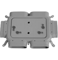 Воздухораспределительный элемент Zehnder ComfoSystems DIS-4FL51 4-канальный 990322031