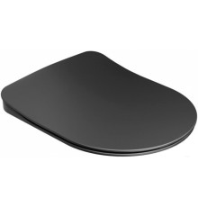 Сиденье для унитаза RAVAK Uni Chrome Flat черное X01795