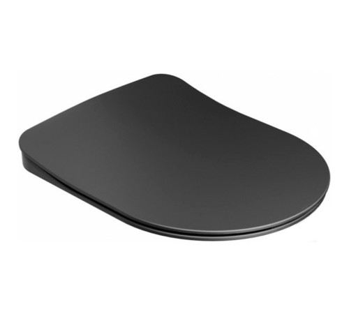 Сиденье для унитаза RAVAK Uni Chrome Flat черное X01795