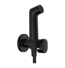 Комплект гигиенического душа hansgrohe Bidette 1jet S со встраиваемой частью матовый черный 29232670/29235180 29232670S