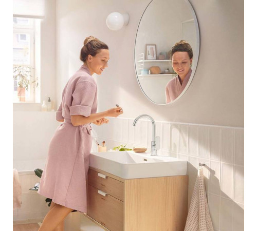 Смеситель для раковины Hansgrohe Rebris S 210 с поворотным изливом и донным клапаном хром 72536000